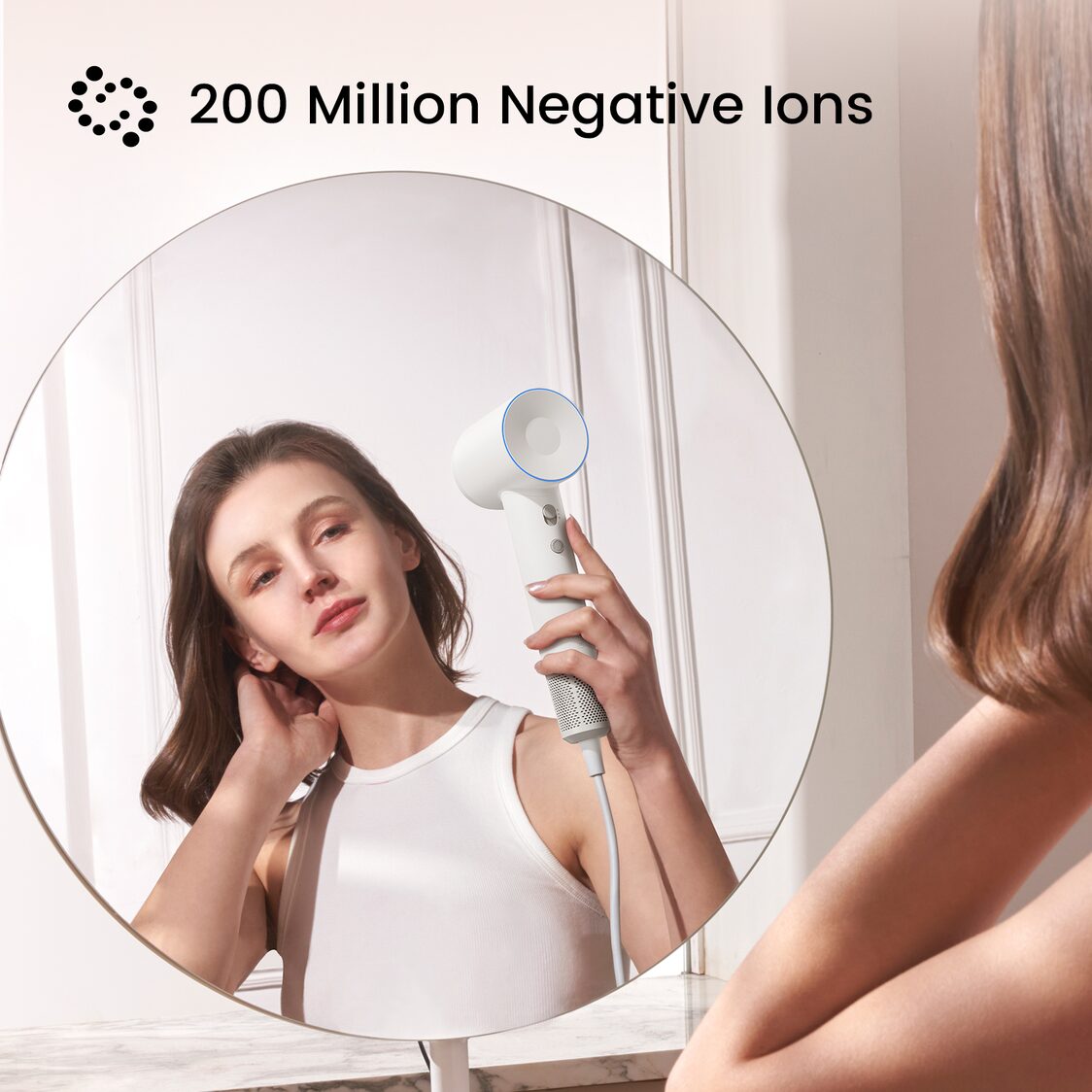 Laifen SE High-speed Hair Dryer Negative Ionic Fast Drying Low Noise Thermo-Control Long Lasting - Blue