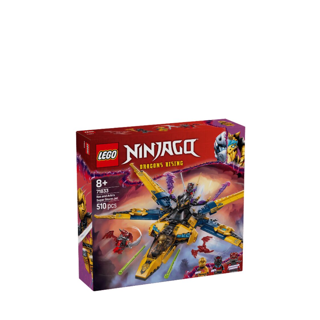 Lego Ninjago Ras and Arin's Super Storm Jet 71833