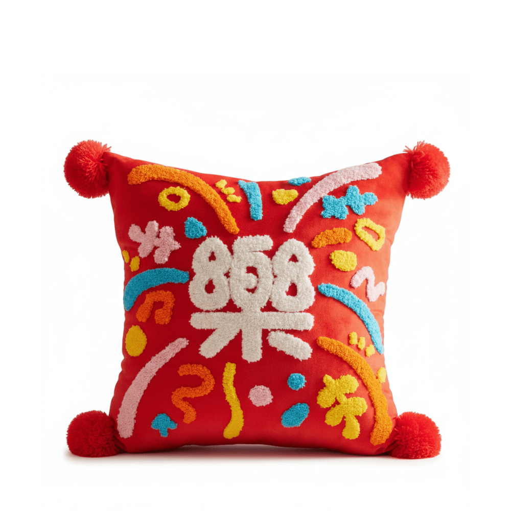 Festive Cushion Cover - 45x45cm - Metro Singapore Departmental Store - Celebrating 69 Years in SG