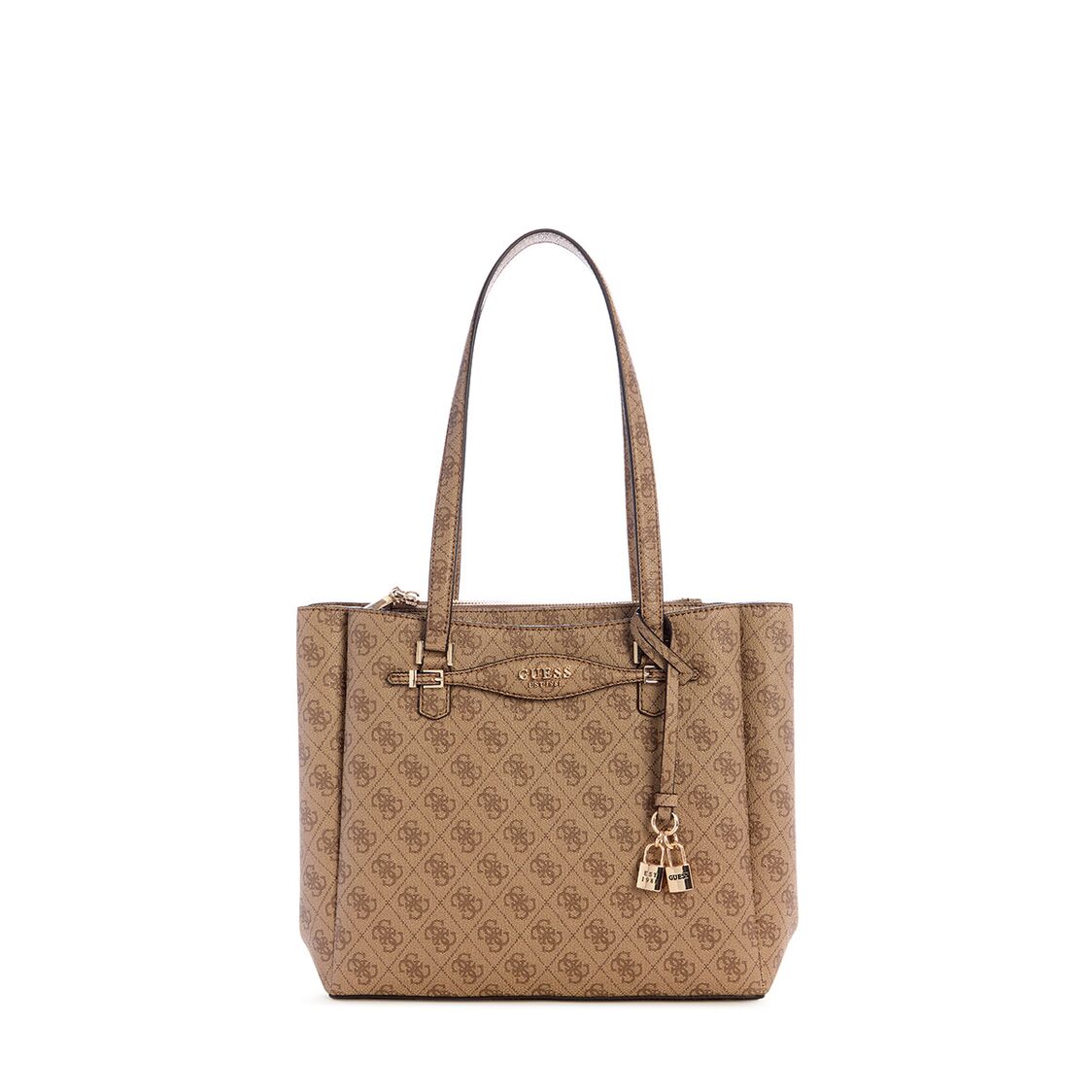 Guess Katya Multi Comp Tote - Latte Logo