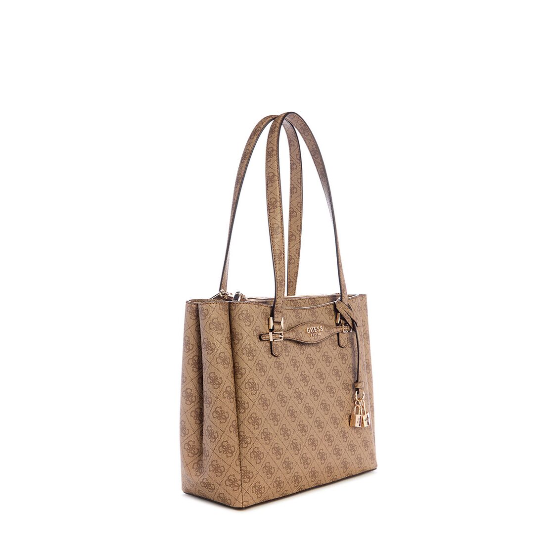 Guess Katya Multi Comp Tote - Latte Logo
