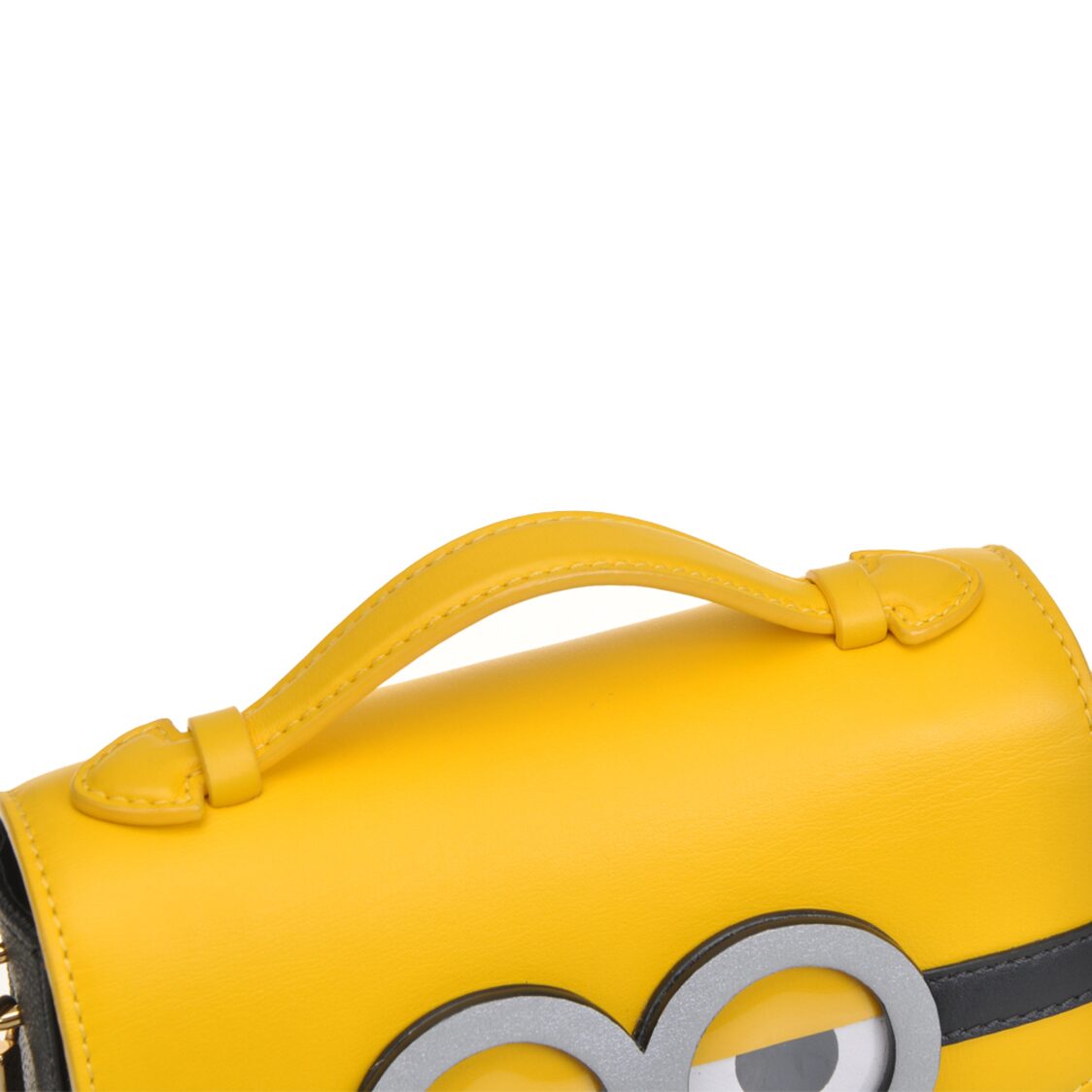 Fion Minions Jacquard with Leather Crossbody & Shoulder Handbag - FAAFIPJ023YLWBLEZZ - Metro Singapore Departmental Store - Celebrating 69 Years in SG