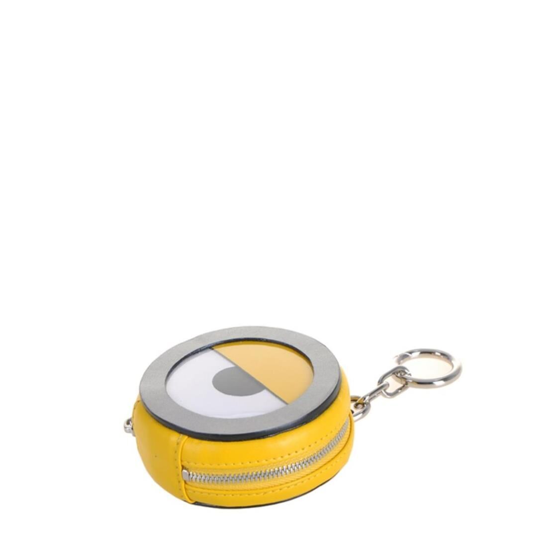 Fion Minions Leather Coin Pocket - FCAWLMY001BLKYLWZZ - Metro Singapore Departmental Store - Celebrating 69 Years in SG