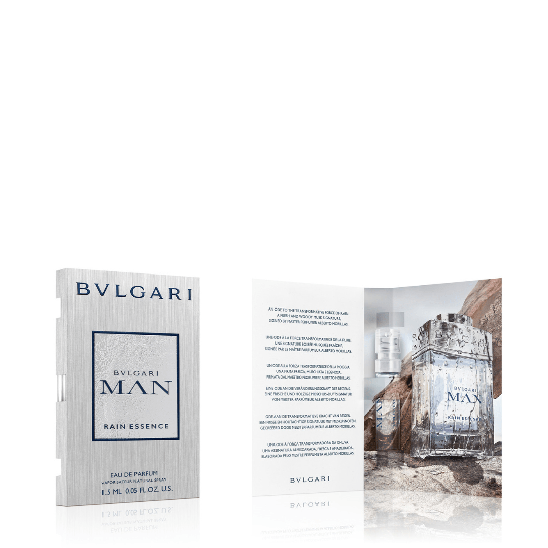 [FOC Sample] Bvlgari Man Rain Essense EDP 1.5ml - Metro Singapore Departmental Store - Celebrating 69 Years in SG