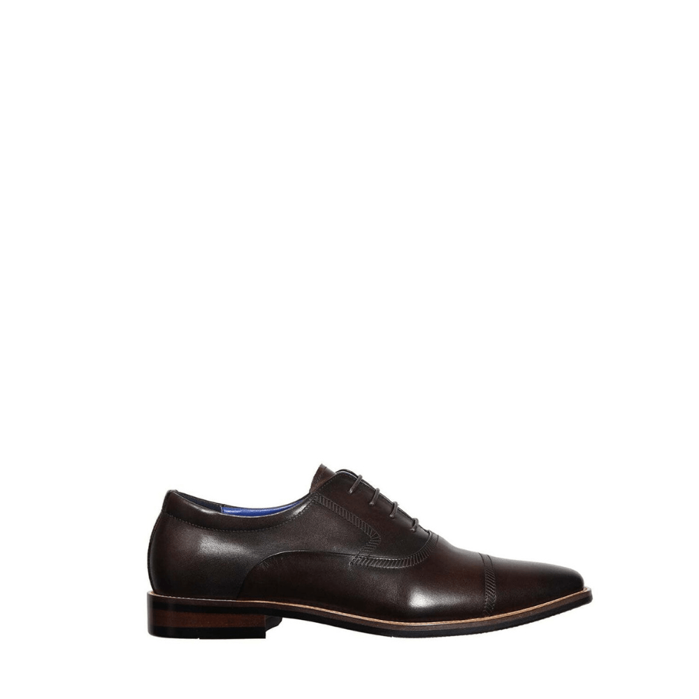 Frank Williams Men's Lace - Up M8332 - Coffee - Metro Singapore Departmental Store - Celebrating 69 Years in SG