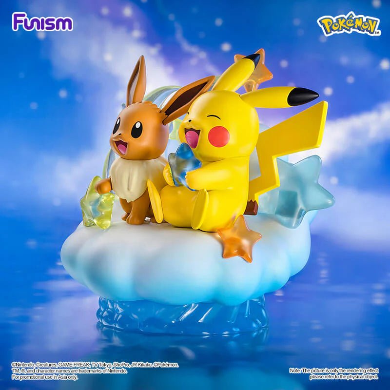 Funism Prime Figure - Eevee And Pikachu Nebula - Metro Singapore Departmental Store - Celebrating 69 Years in SG