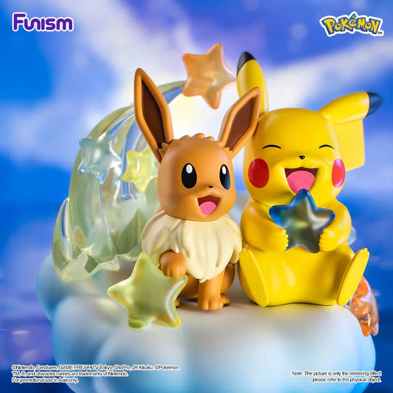 Funism Prime Figure - Eevee And Pikachu Nebula - Metro Singapore Departmental Store - Celebrating 69 Years in SG
