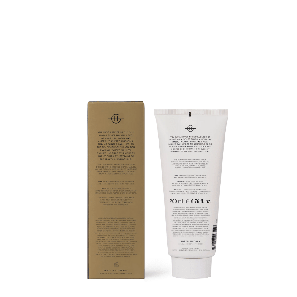 Glasshouse Fragrances Body Lotion 200ml - Metro Singapore Departmental Store - Celebrating 69 Years in SG