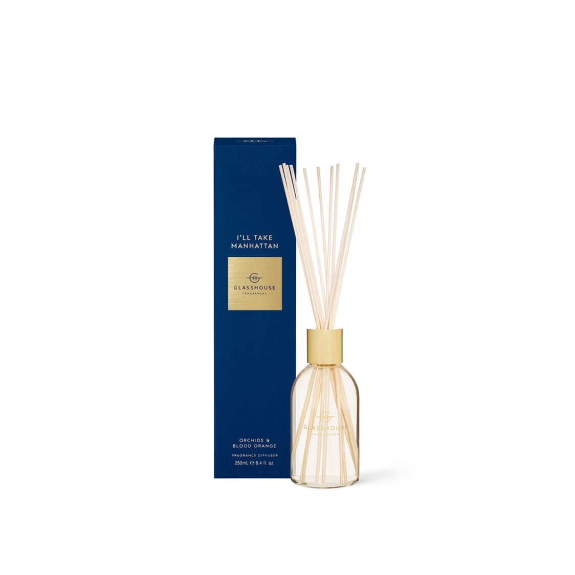 Glasshouse Fragrances Diffuser 250ml - I'll Take Manhattan - Metro Singapore Departmental Store - Celebrating 69 Years in SG