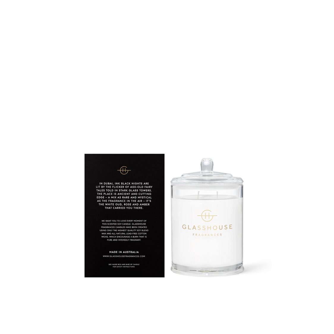 Glasshouse Fragrances Soy Candle 380g - Arabian Nights - Metro Singapore Departmental Store - Celebrating 69 Years in SG
