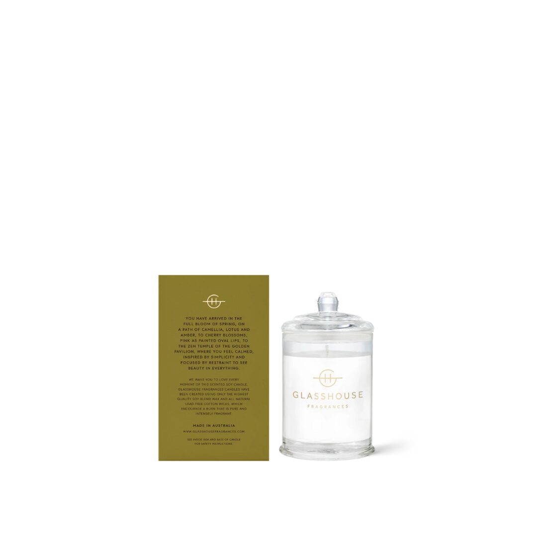 Glasshouse Fragrances Soy Candle 60g - Kyoto in Bloom - Metro Singapore Departmental Store - Celebrating 69 Years in SG