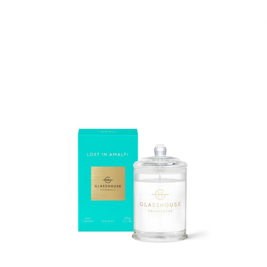 Glasshouse Fragrances Soy Candle 60g - Lost in Amalfi - Metro Singapore Departmental Store - Celebrating 69 Years in SG