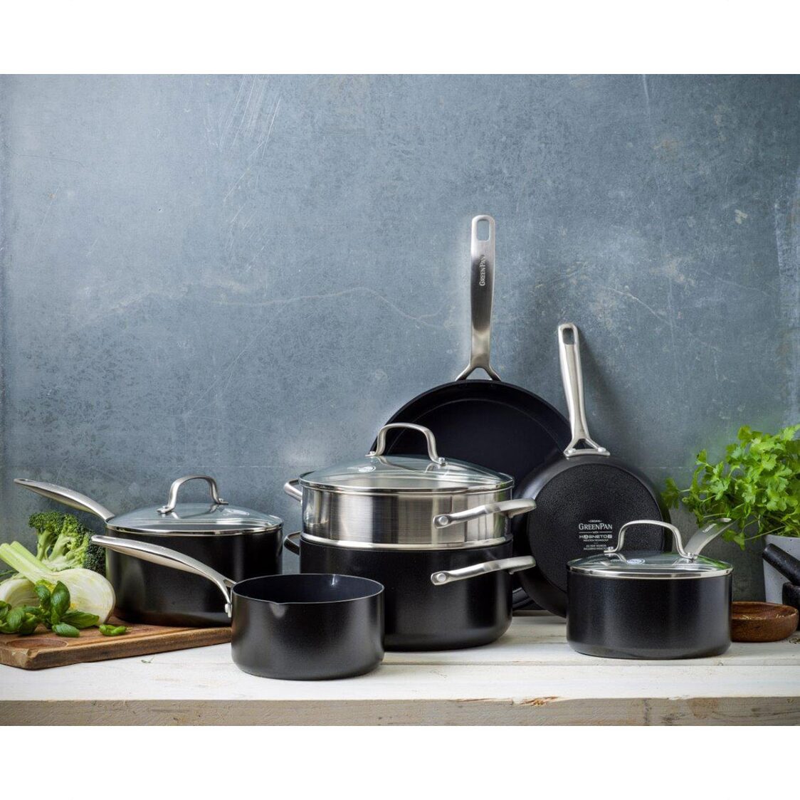 Greenpan Copenhagen 10pcs Set GPCN691341 - Metro Singapore Departmental Store - Celebrating 69 Years in SG