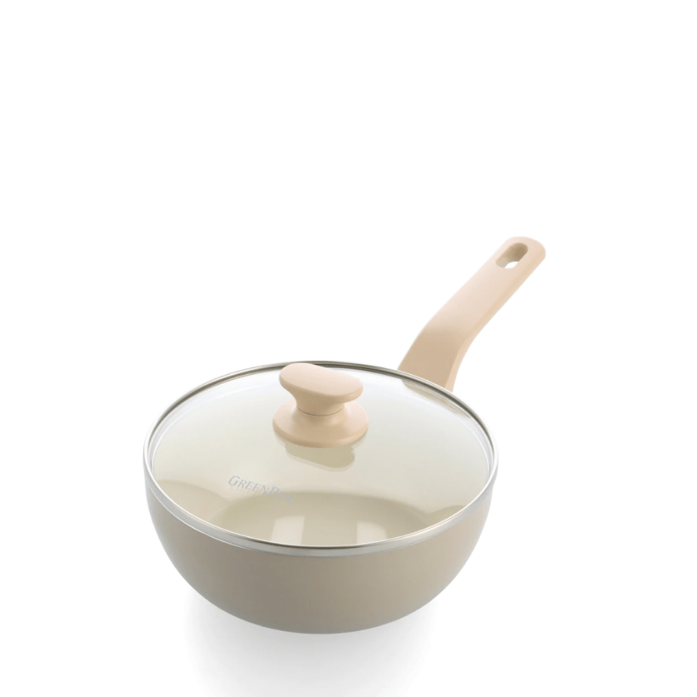 Greenpan Essence Taupe 24cm Covered Chef Pan GPEE073173 - Metro Singapore Departmental Store - Celebrating 69 Years in SG