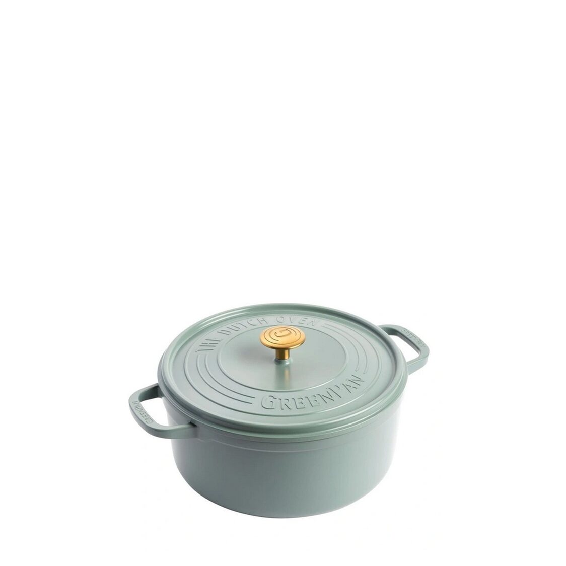Greenpan Featherweight 24cm Ceramic Non - Stick Dutch Oven Casserole - Sky Blue GPFW695509 - Metro Singapore Departmental Store - Celebrating 69 Years in SG