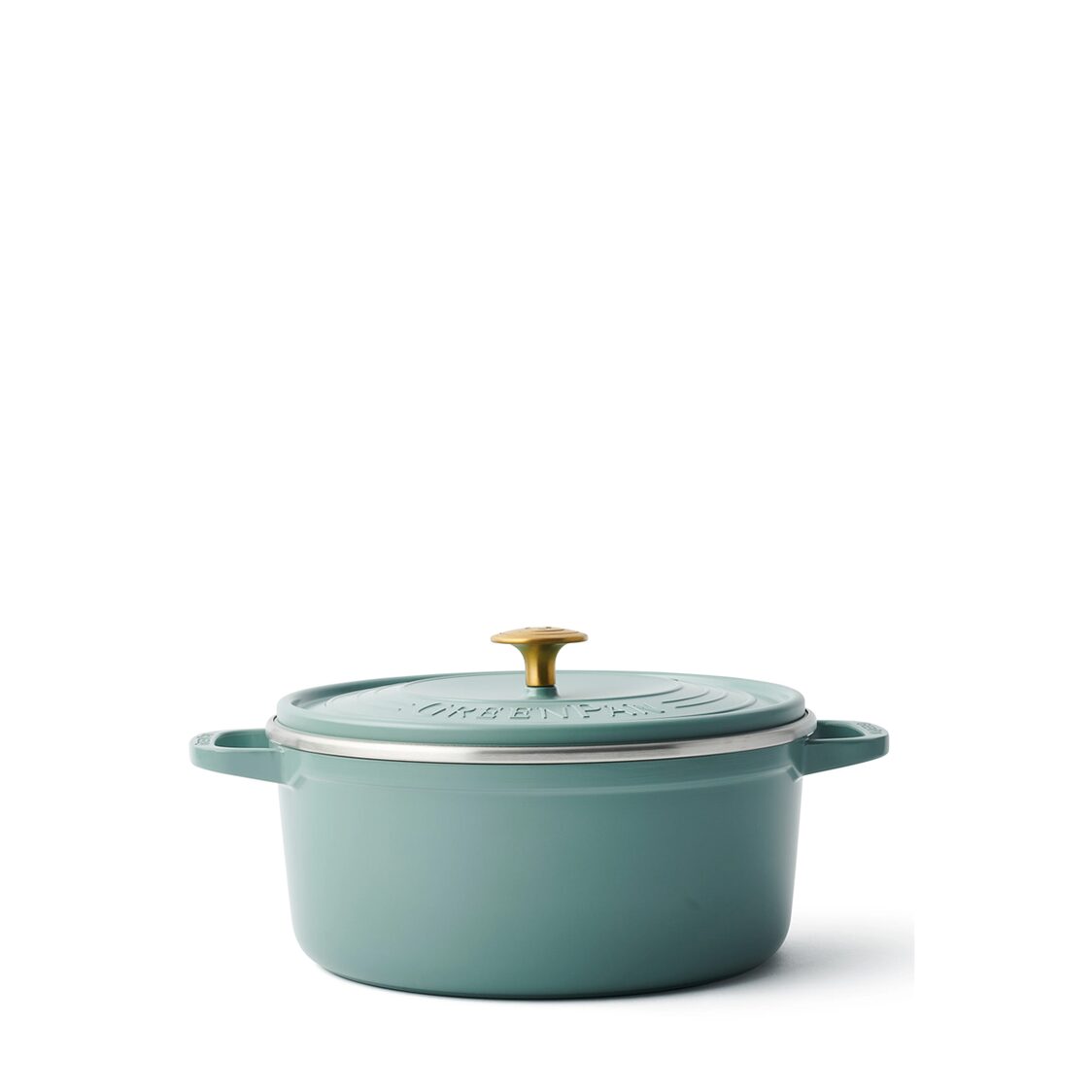 Greenpan Featherweight 24cm Ceramic Non - Stick Dutch Oven Casserole - Sky Blue GPFW695509 - Metro Singapore Departmental Store - Celebrating 69 Years in SG