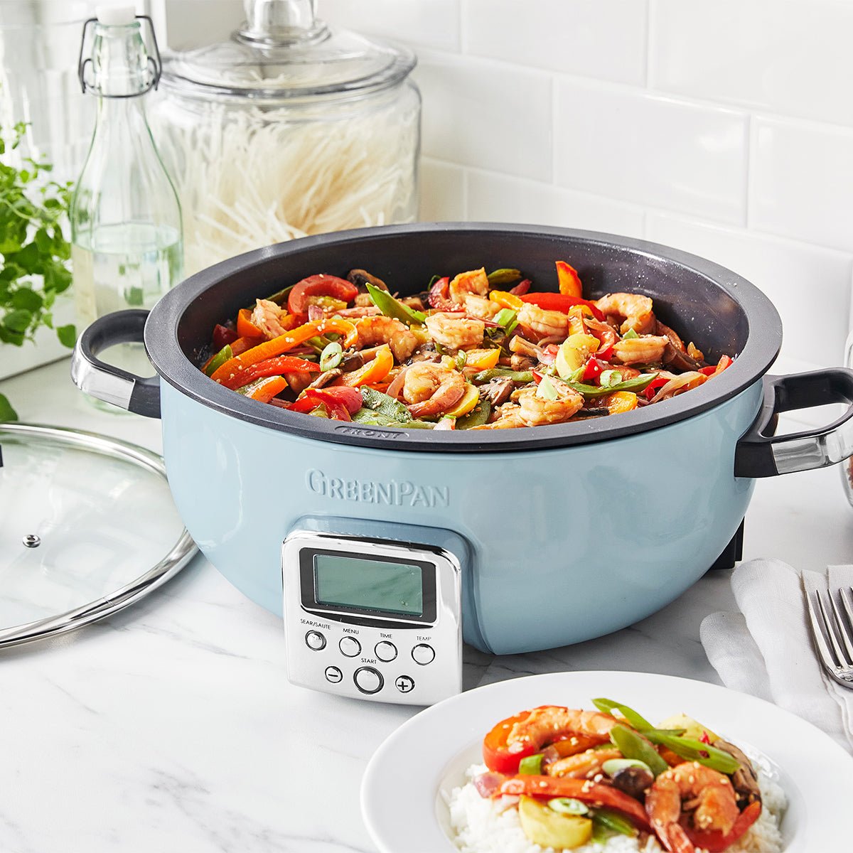 Greenpan Omni Multi Cooker 5.6L (Ceramic Inner) - Metro Singapore Departmental Store - Celebrating 69 Years in SG
