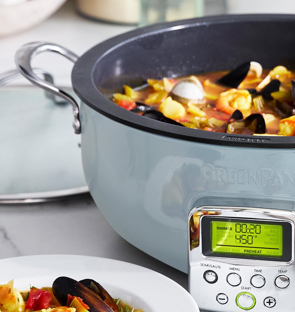 Greenpan Omni Multi Cooker 5.6L (Ceramic Inner) - Metro Singapore Departmental Store - Celebrating 69 Years in SG