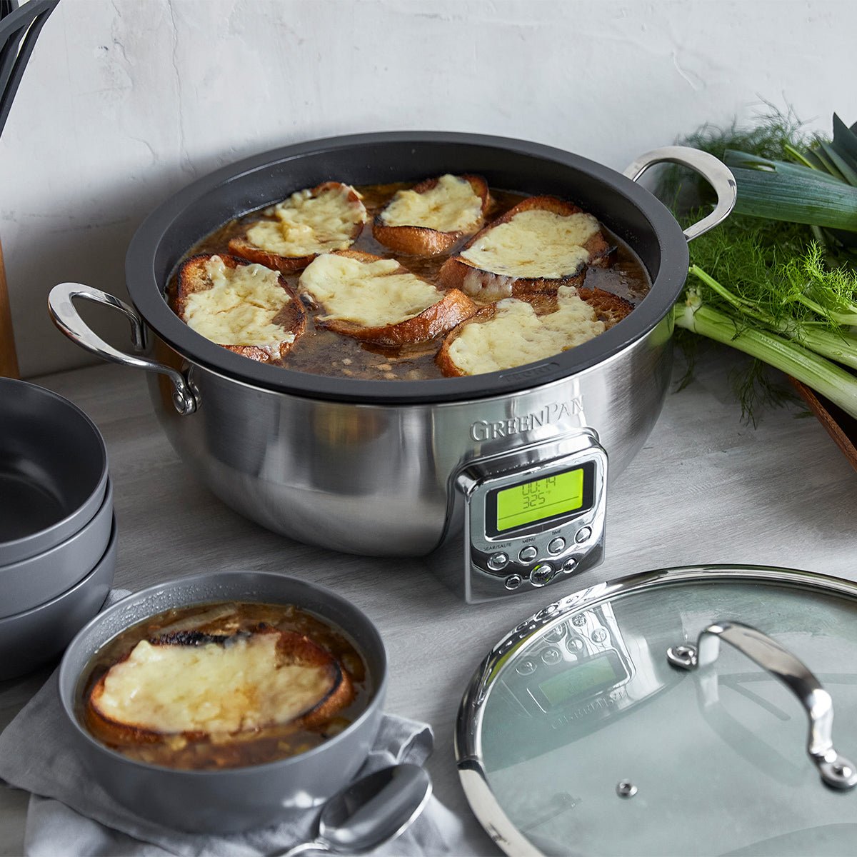 Greenpan Omni Multi Cooker 5.6L (Ceramic Inner) - Metro Singapore Departmental Store - Celebrating 69 Years in SG