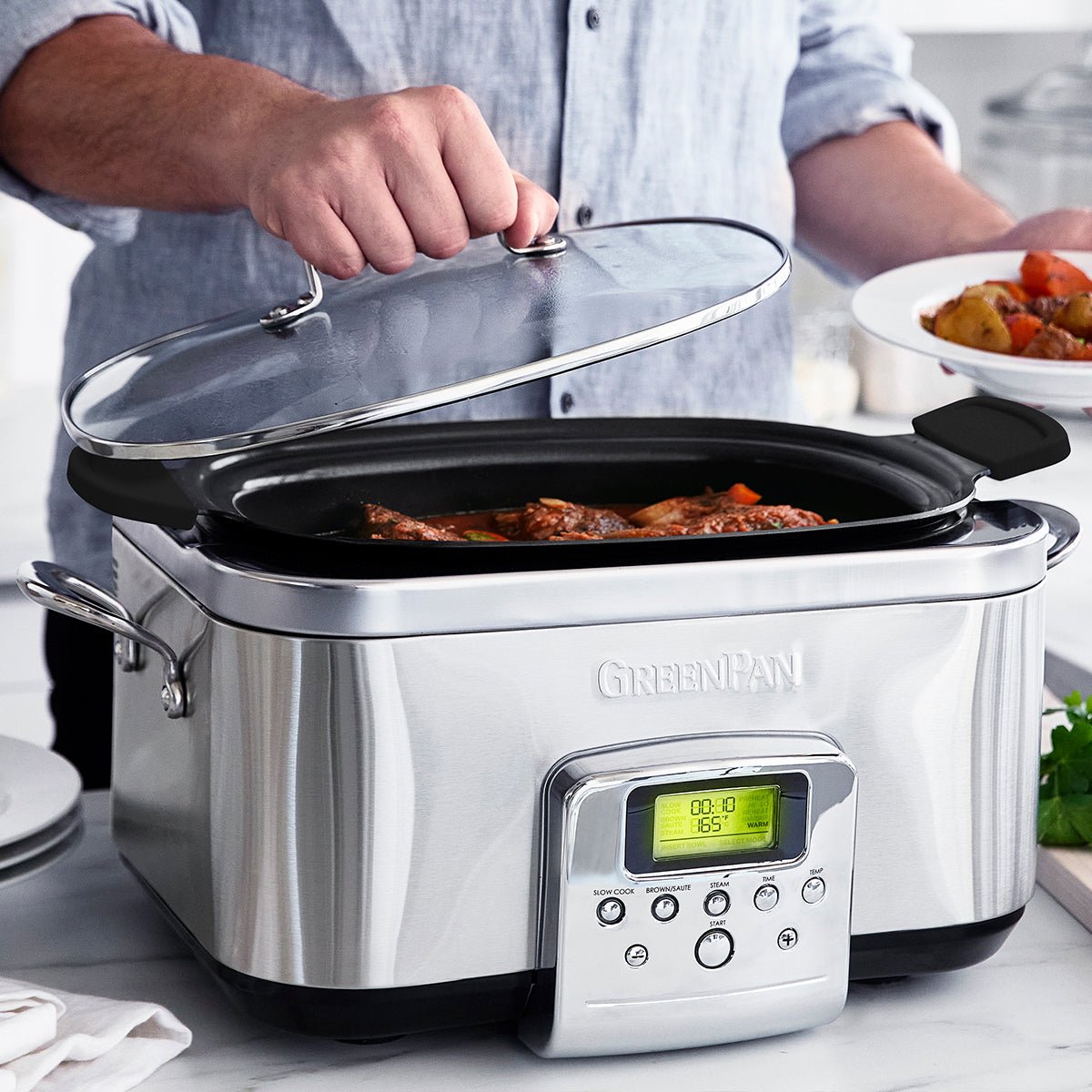 Greenpan Slow Cooker 6L (Ceramic Inner) - Metro Singapore Departmental Store - Celebrating 69 Years in SG