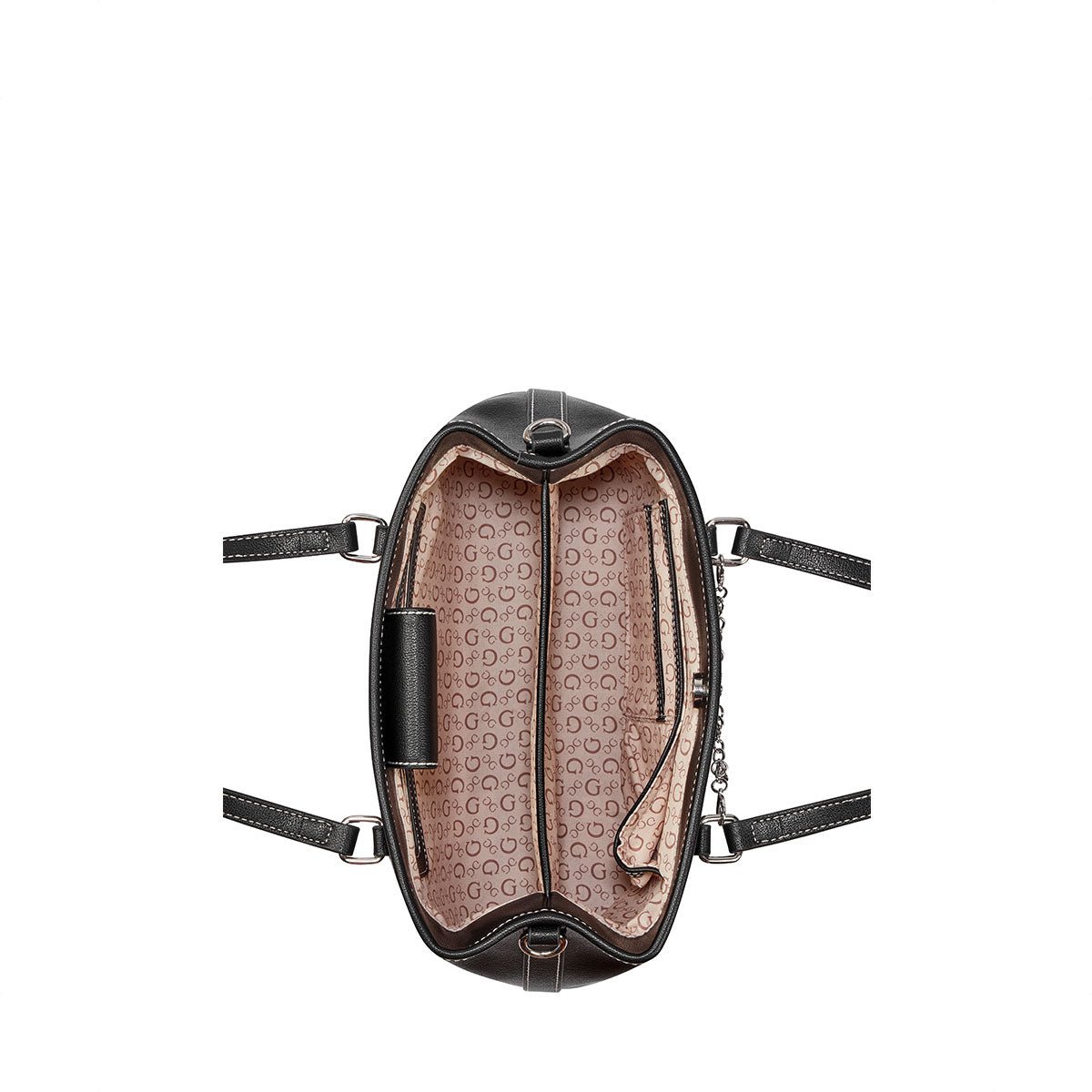 Guess Angelica Satchel - Black - Metro Singapore Departmental Store - Celebrating 69 Years in SG