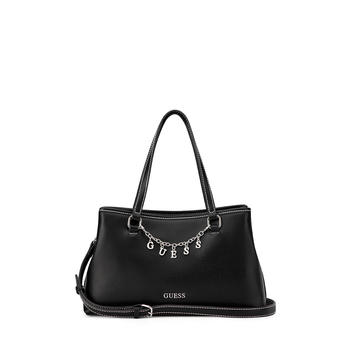 Guess Angelica Satchel - Black - Metro Singapore Departmental Store - Celebrating 69 Years in SG