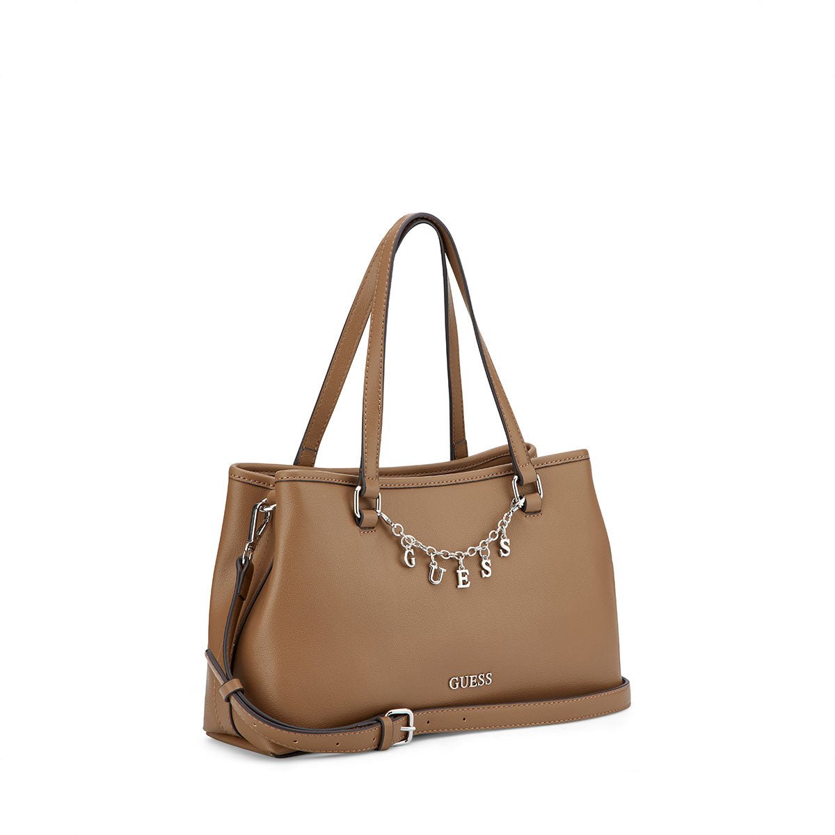 Guess Angelica Satchel - Cocoa - Metro Singapore Departmental Store - Celebrating 69 Years in SG