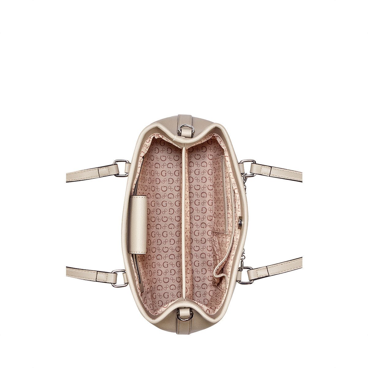 Guess Angelica Satchel - Taupe - Metro Singapore Departmental Store - Celebrating 69 Years in SG