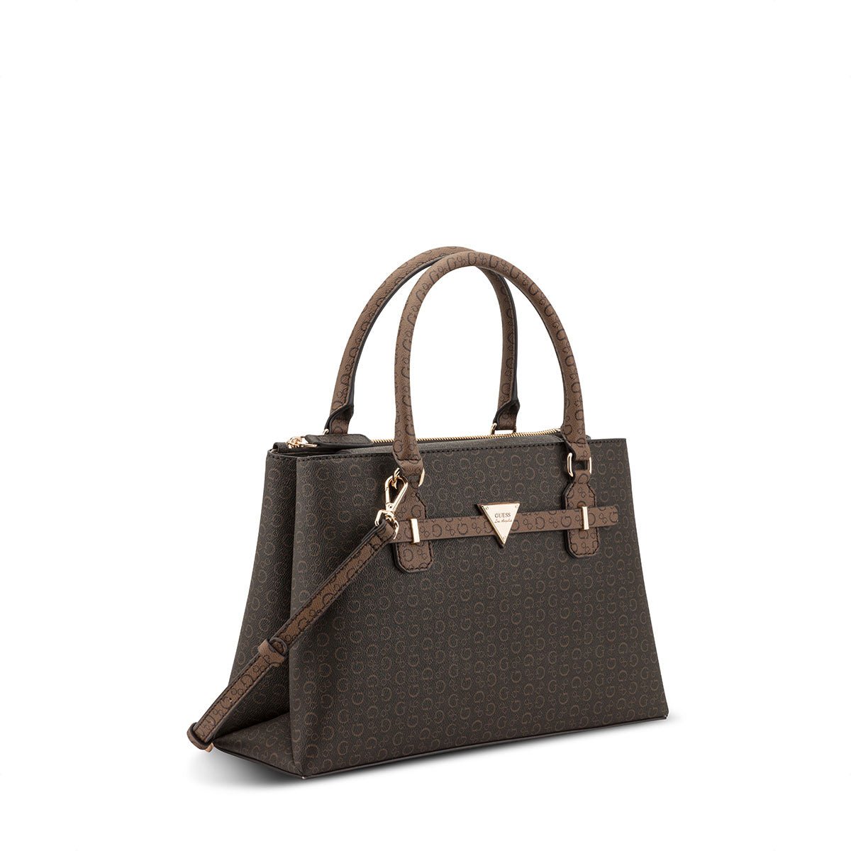 Guess Aria Satchel - Natural Multi - Metro Singapore Departmental Store - Celebrating 69 Years in SG
