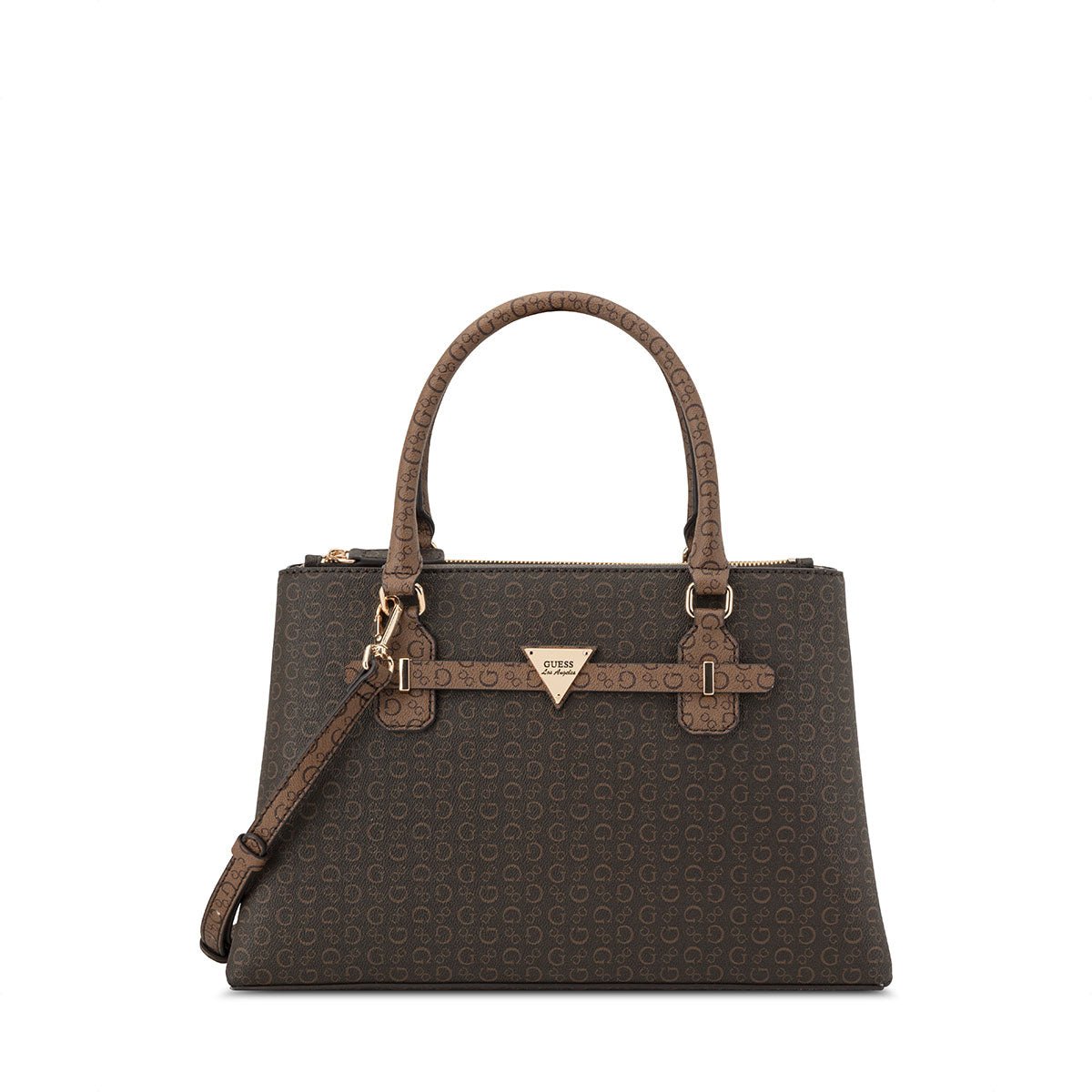 Guess Aria Satchel - Natural Multi - Metro Singapore Departmental Store - Celebrating 69 Years in SG