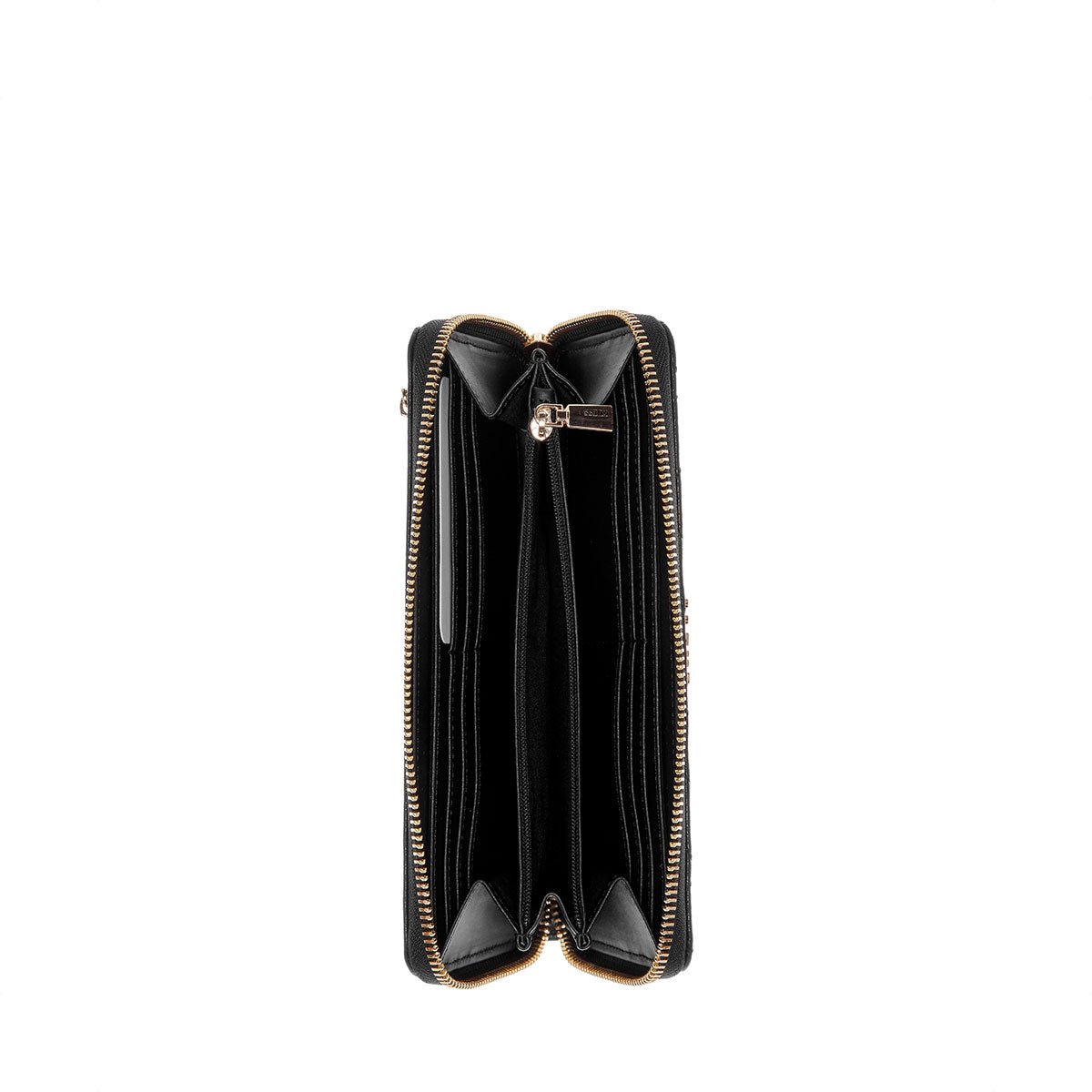 Guess Audrey Logo Slg Lrg Zip Around - Black Logo - Metro Singapore Departmental Store - Celebrating 69 Years in SG