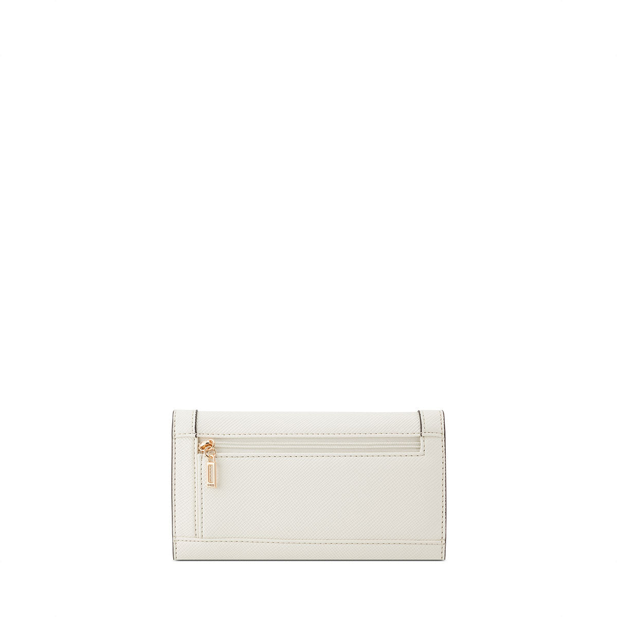 Guess Cadence SLG Slim Clutch - Cream - Metro Singapore Departmental Store - Celebrating 69 Years in SG