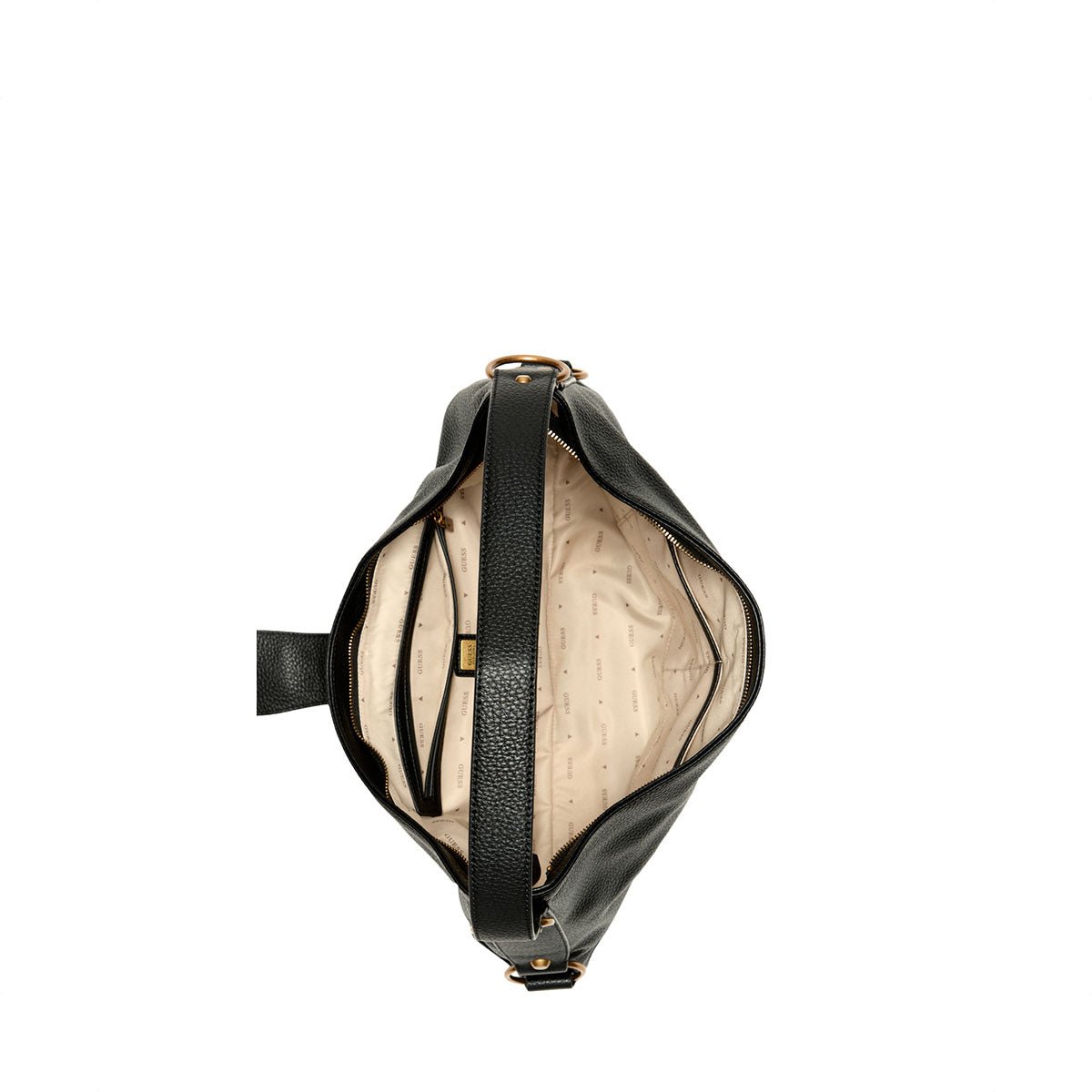 Guess Camden Large Shoulder Bag - Black - Metro Singapore Departmental Store - Celebrating 69 Years in SG