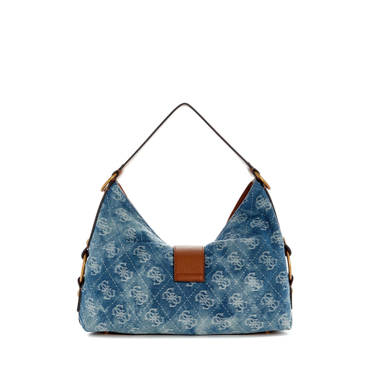 Guess Camden Shoulder Bag - Denim Logo - Metro Singapore Departmental Store - Celebrating 69 Years in SG