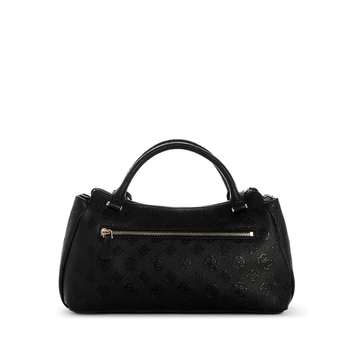 Guess Ella Logo Girlfriend Satchel - Black Logo - Metro Singapore Departmental Store - Celebrating 69 Years in SG