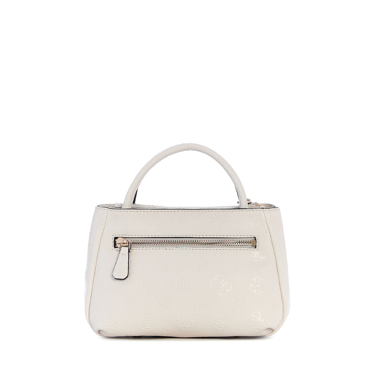 Guess Ella Logo Mini Satchel - Stone Logo - Metro Singapore Departmental Store - Celebrating 69 Years in SG