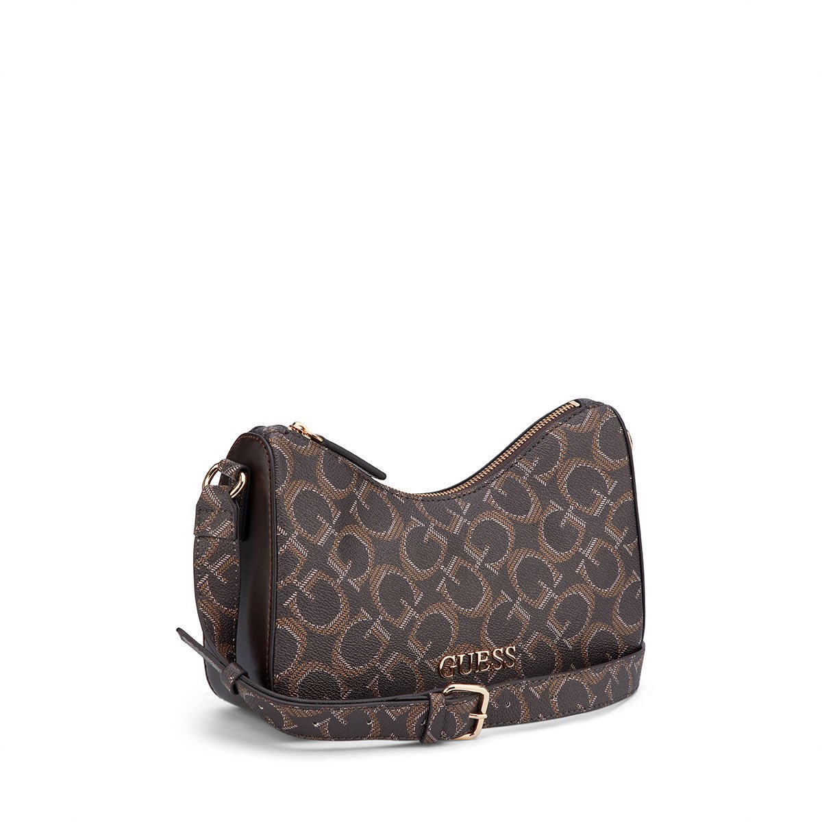 Guess Elliot Mini Crossbody Top Zip - Natural - Metro Singapore Departmental Store - Celebrating 69 Years in SG