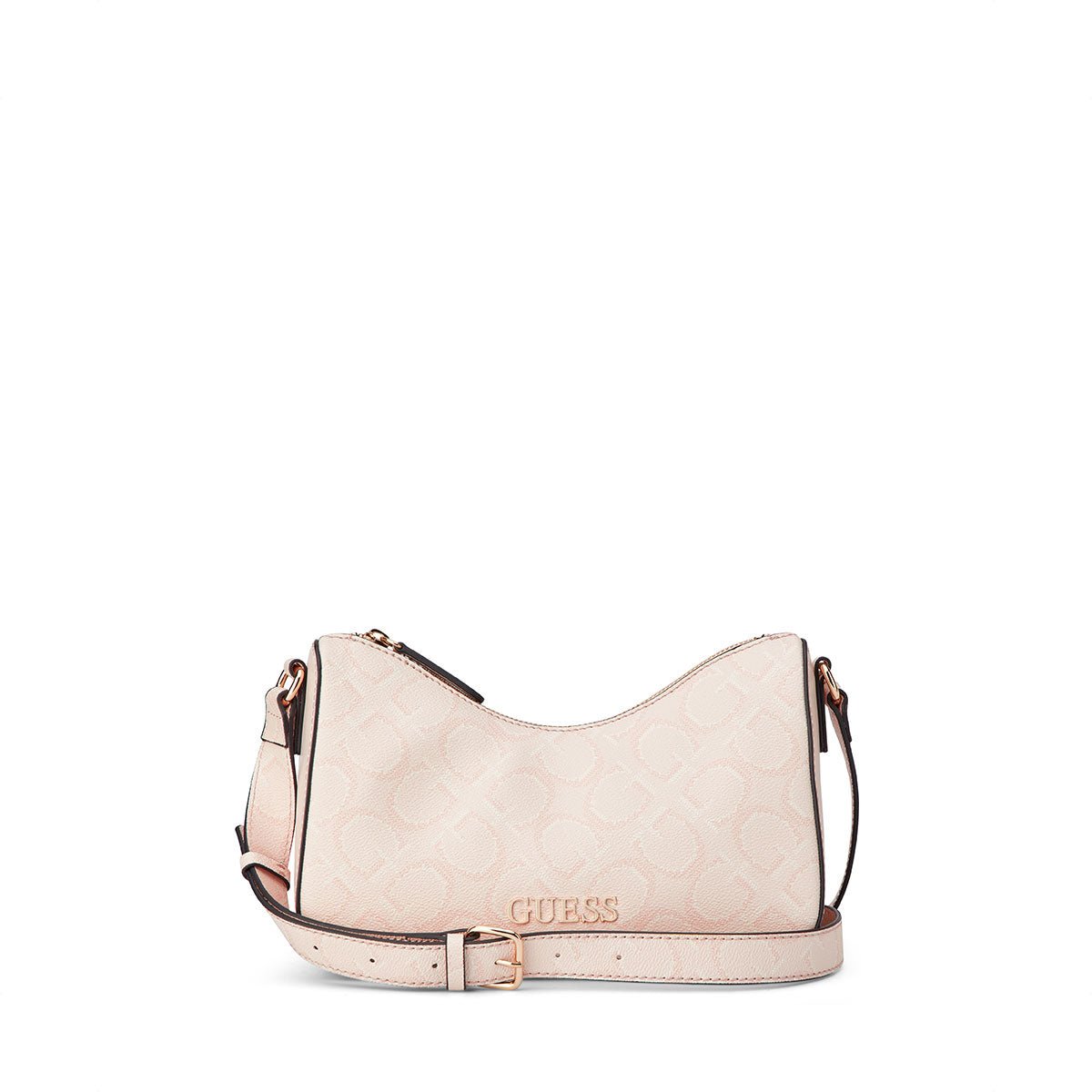Guess Elliot Mini Crossbody Top Zip - Soft Pink - Metro Singapore Departmental Store - Celebrating 69 Years in SG