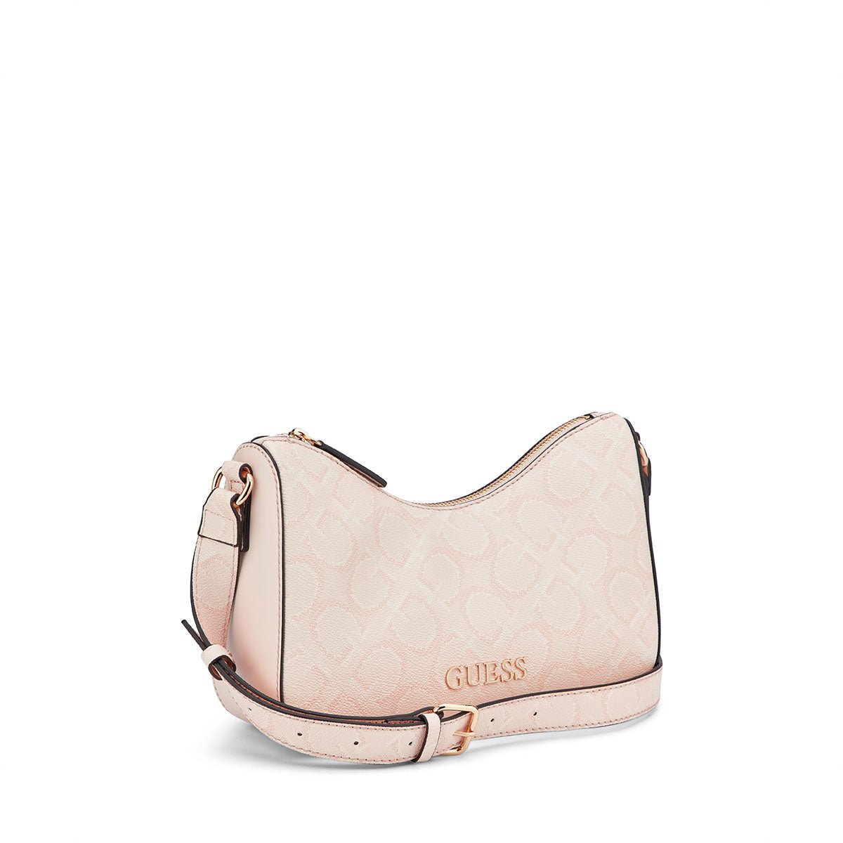 Guess Elliot Mini Crossbody Top Zip - Soft Pink - Metro Singapore Departmental Store - Celebrating 69 Years in SG