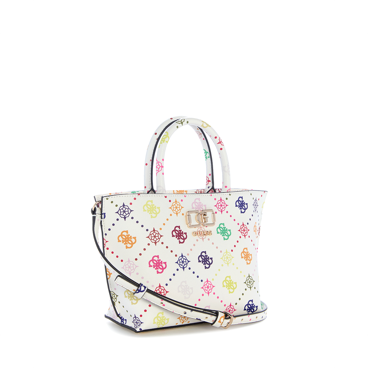 Guess Emelie Logo Mini Tote - multi Logo - Metro Singapore Departmental Store - Celebrating 69 Years in SG