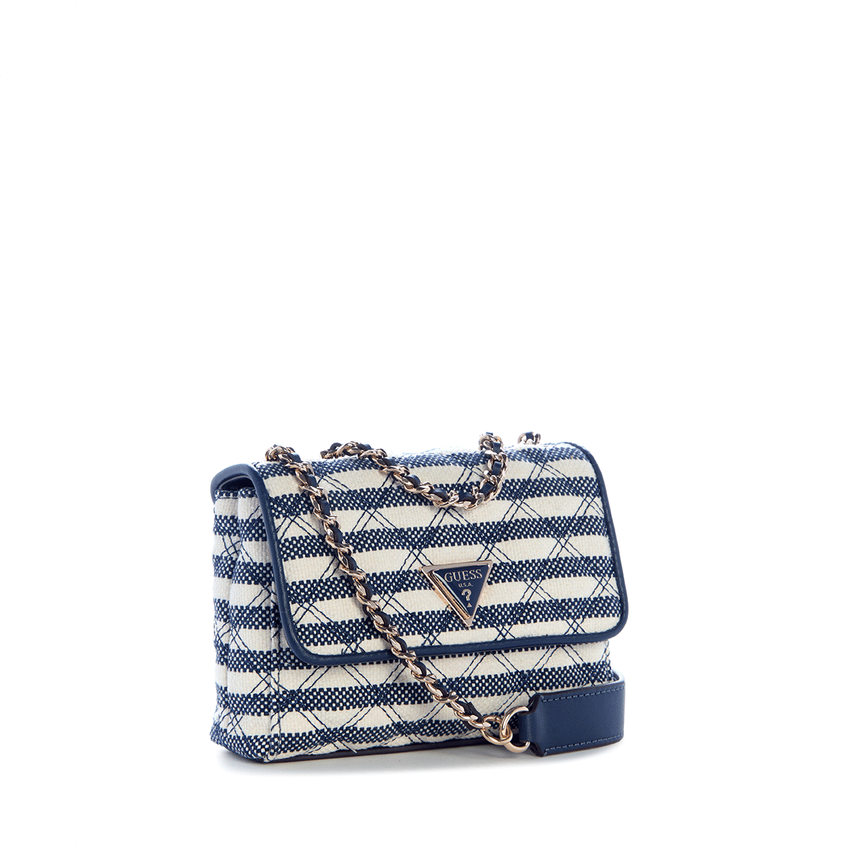 Guess Giully Ii Mini 2 Comp Cvrt Flp - navy Multi - Metro Singapore Departmental Store - Celebrating 69 Years in SG
