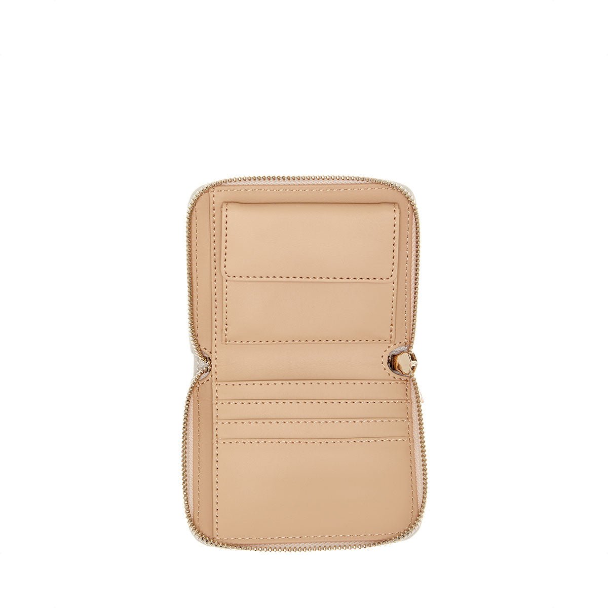 Guess Isola SLG Small Zip Around - Beige - Metro Singapore Departmental Store - Celebrating 69 Years in SG