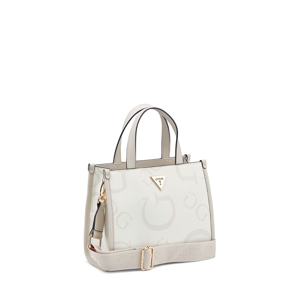 Guess Jackie Mini Small Tote - Cream - Metro Singapore Departmental Store - Celebrating 69 Years in SG