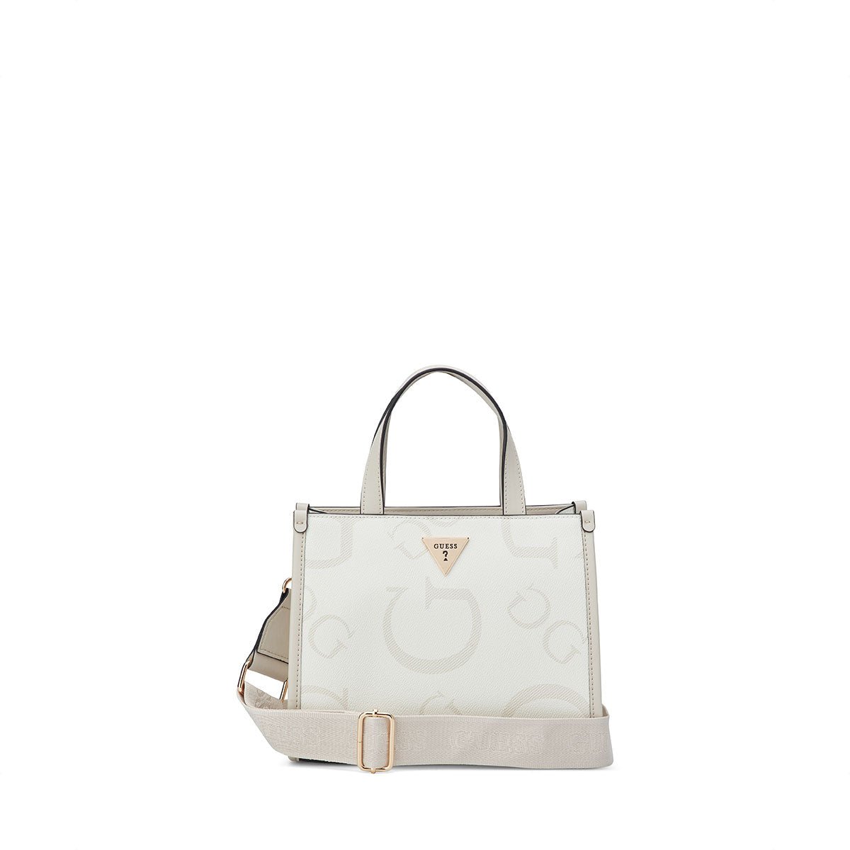 Guess Jackie Mini Small Tote - Cream - Metro Singapore Departmental Store - Celebrating 69 Years in SG