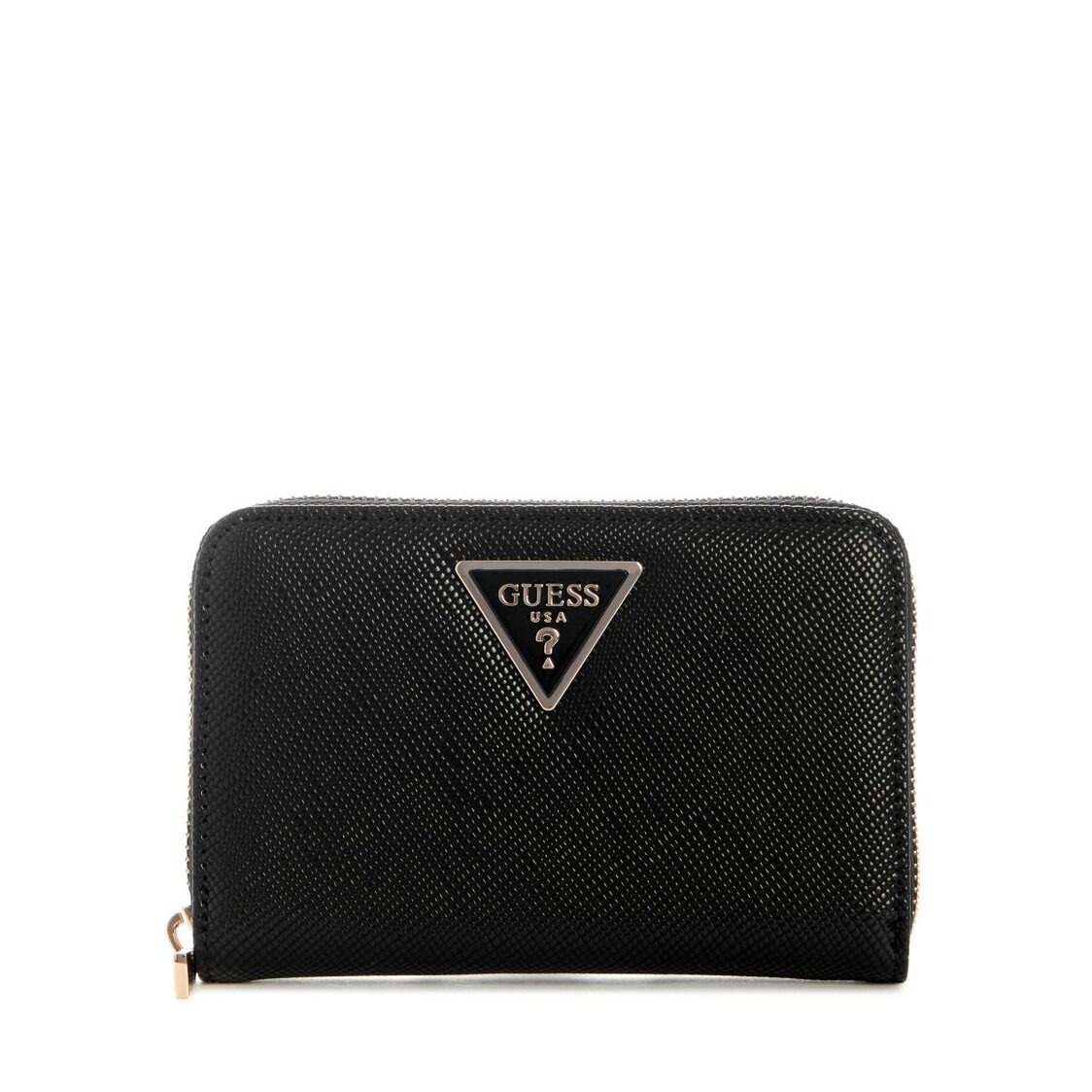 Guess Laurel II Slg Medium Zip Around - Black - Metro Singapore Departmental Store - Celebrating 69 Years in SG