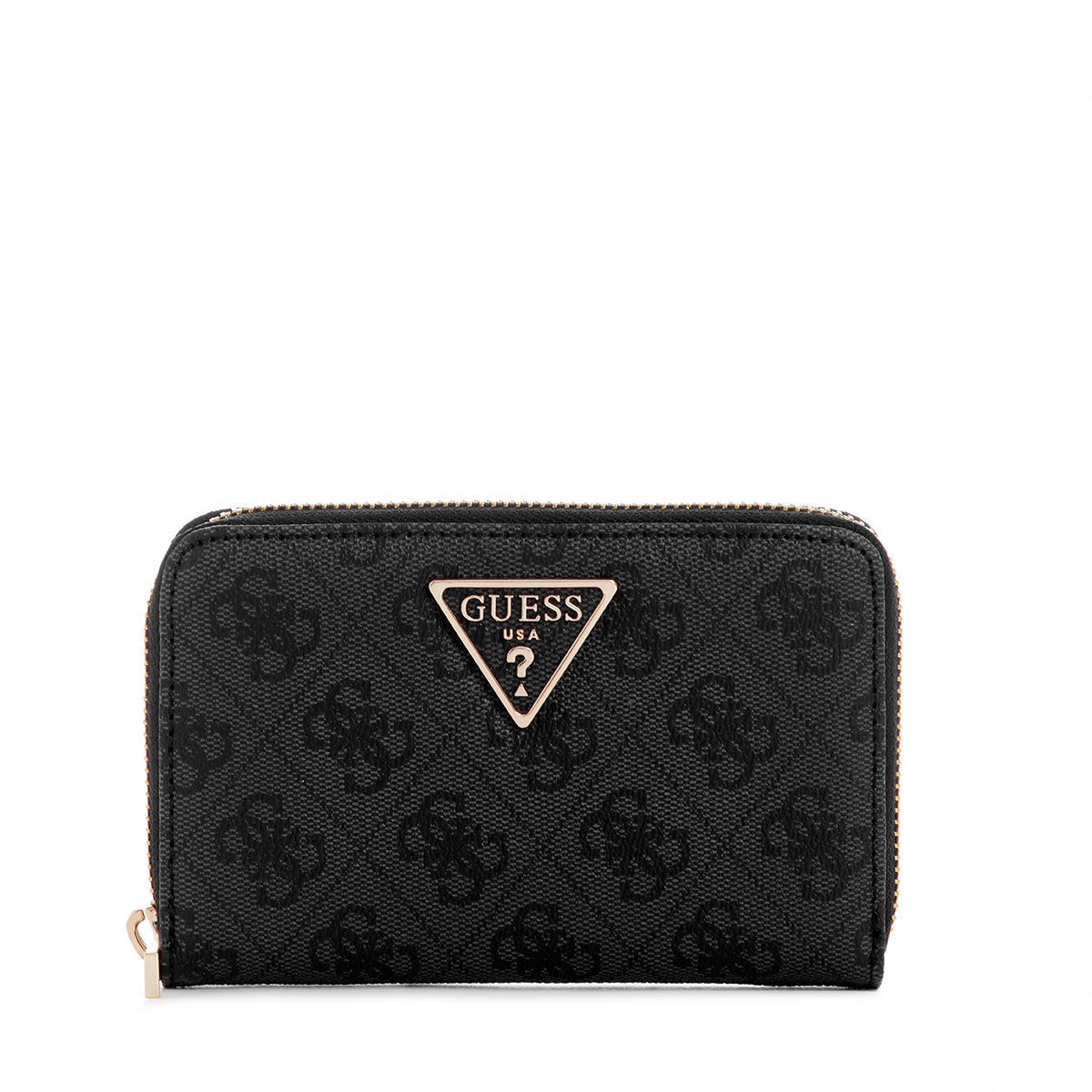 Guess Laurel II SLG Medium Zip Around - Coal Logo - Metro Singapore Departmental Store - Celebrating 69 Years in SG