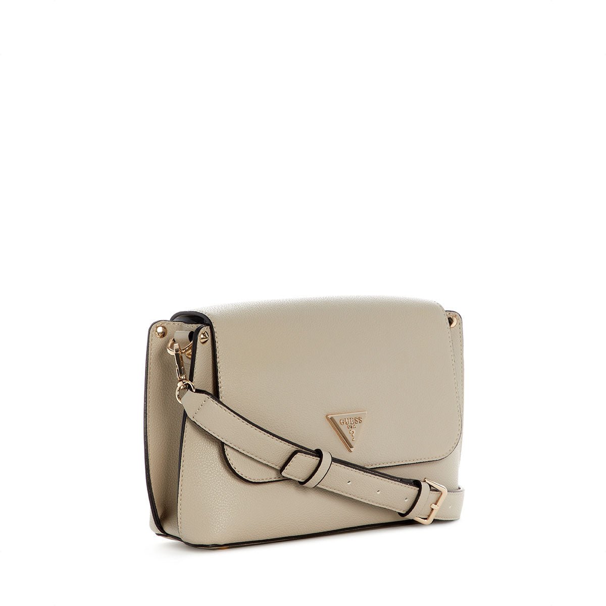 Guess Meridian II Flap Crossbody - Light Taupe - Metro Singapore Departmental Store - Celebrating 69 Years in SG