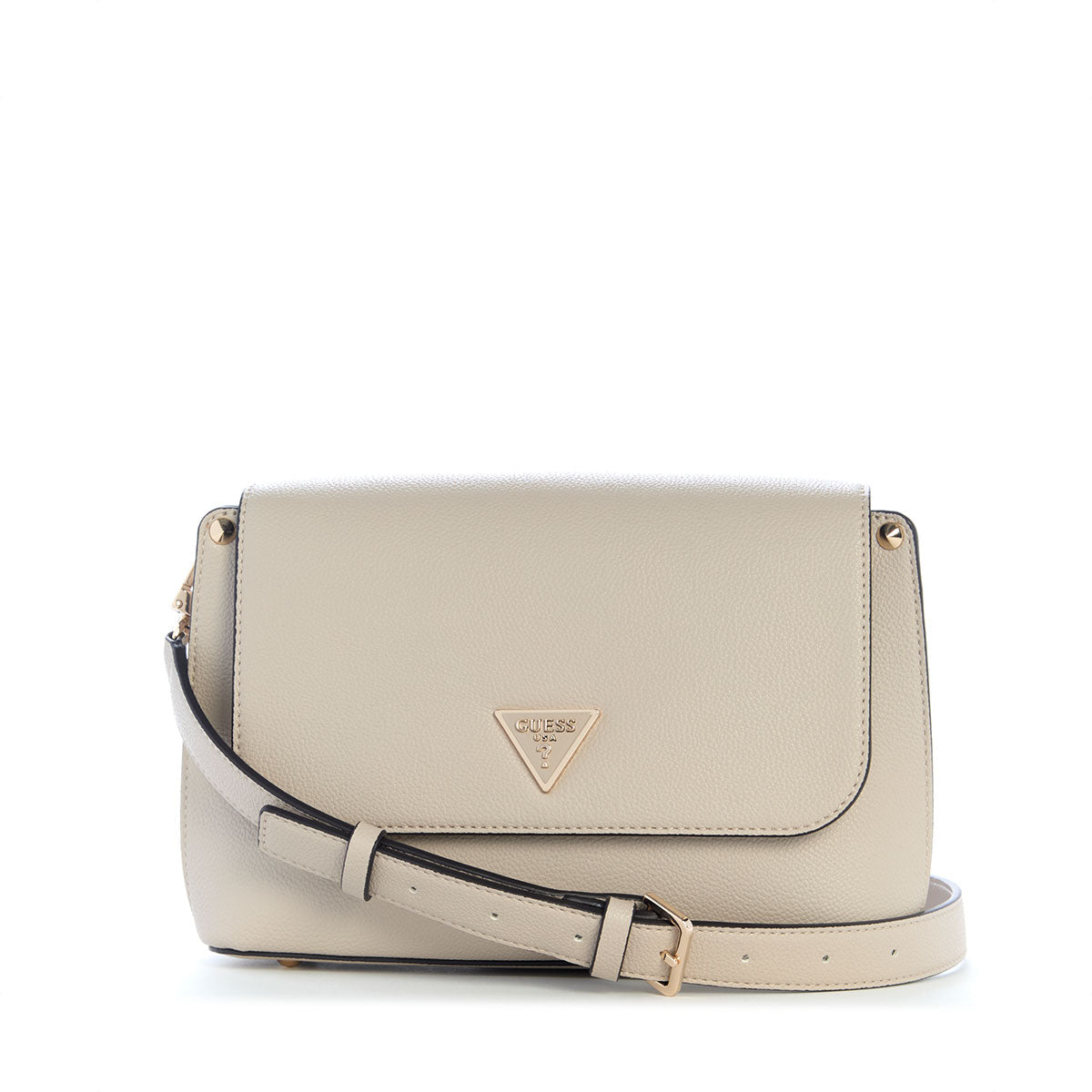 Guess Meridian II Flap Crossbody - Light Taupe - Metro Singapore Departmental Store - Celebrating 69 Years in SG