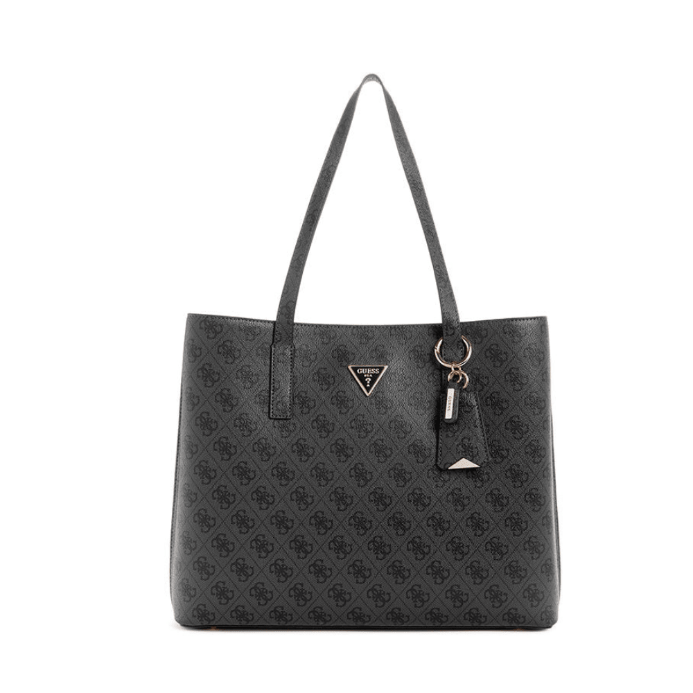 Guess Meridian II Girlfriend Tote - Coal Logo - Metro Singapore Departmental Store - Celebrating 69 Years in SG