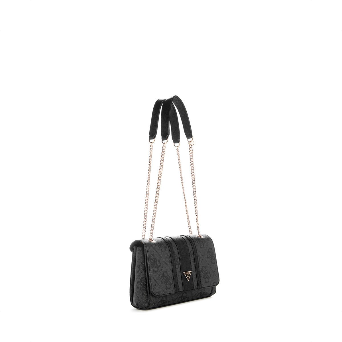 Guess Noelle II Convertible Crossbody Flap - Coal Logo - Metro Singapore Departmental Store - Celebrating 69 Years in SG